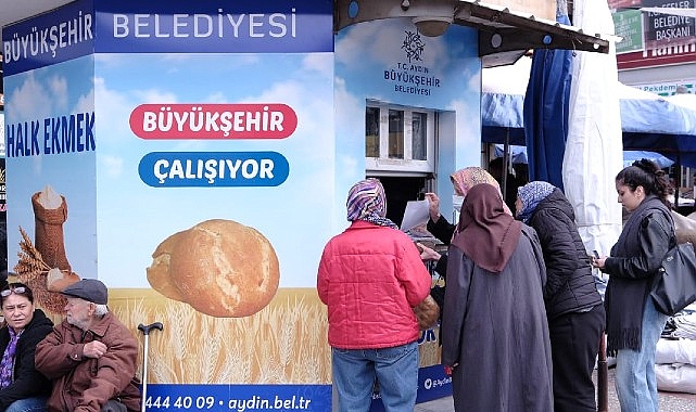 Aydın Büyükşehir Belediyesi Halk Ekmek Fabrikası Ramazan ayında da Aydınlılara hizmet vermeye devam ediyor