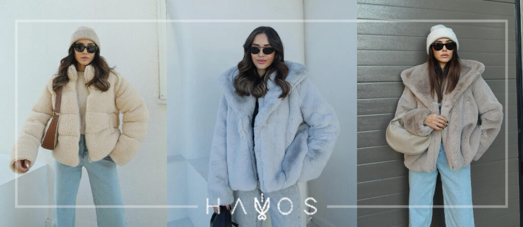 Şıklığı Havoş Peluş Montlarla Yakalayın