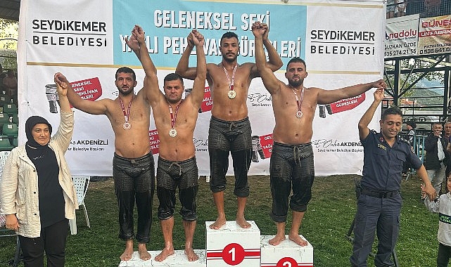 Kemer Belediye pehlivanı 3’üncü oldu