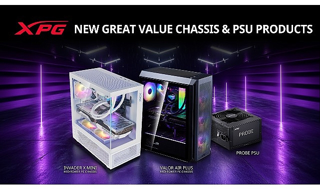 XPG, Ödüllü Kasa ve Güç Kaynağı Portföyünü Bütçe Dostu Yeni Ürün Modelleriyle Genişletiyor