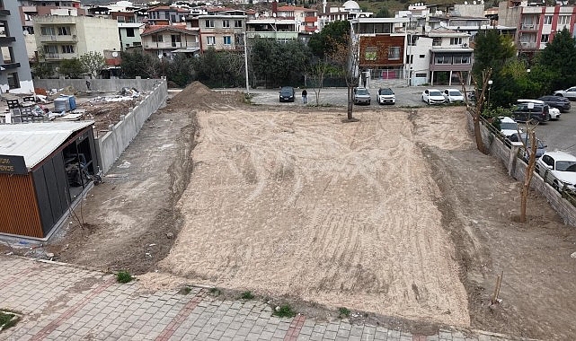 Bayraklı’ya 6 Bin 652 metrekarelik yeni yeşil alan