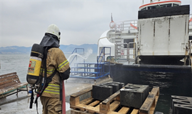 İZDENİZ’den yangın tatbikatı