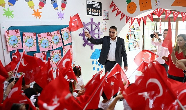 Yiğit, anaokulu öğrencilerinin 23 Nisan coşkusuna ortak oldu