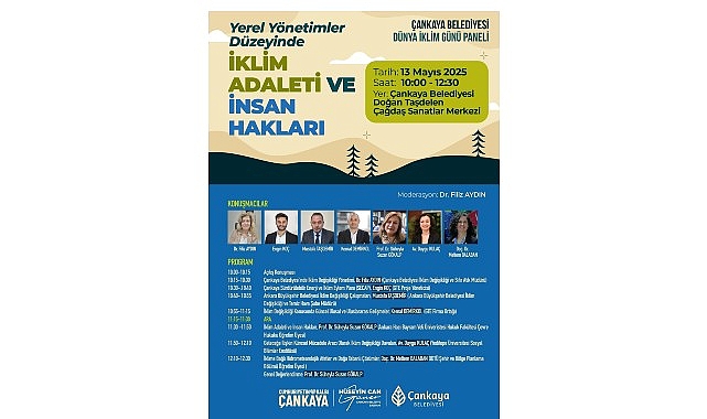 Çankaya’da Dünya İklim Günü: İklim adaleti için iş birliği