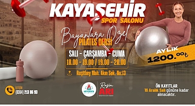 Nevşehir’de Bayanlara Özel Pilates ve Step Aerobik Kurs Kayıtları Başladı