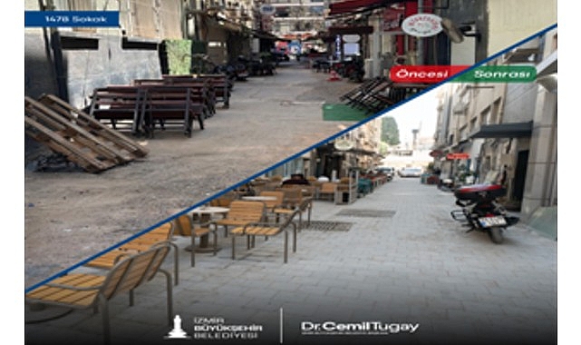Alsancak’ın kalbinde altyapının ardından sıra üstyapıda